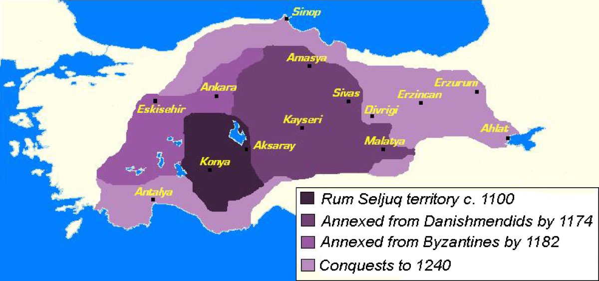 АНАТОЛИЙСКИЕ ТУРКИ (1074-1308)
