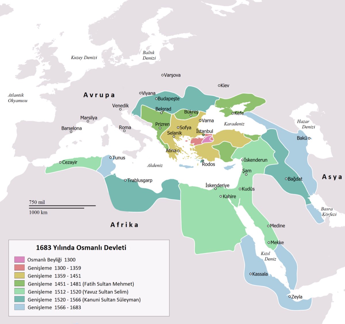 States that have been founded over the Ottoman Lands