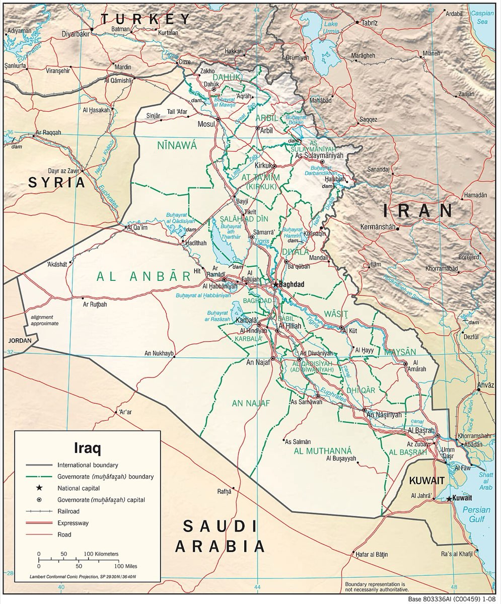 GEOGRAPHY OF IRAQ